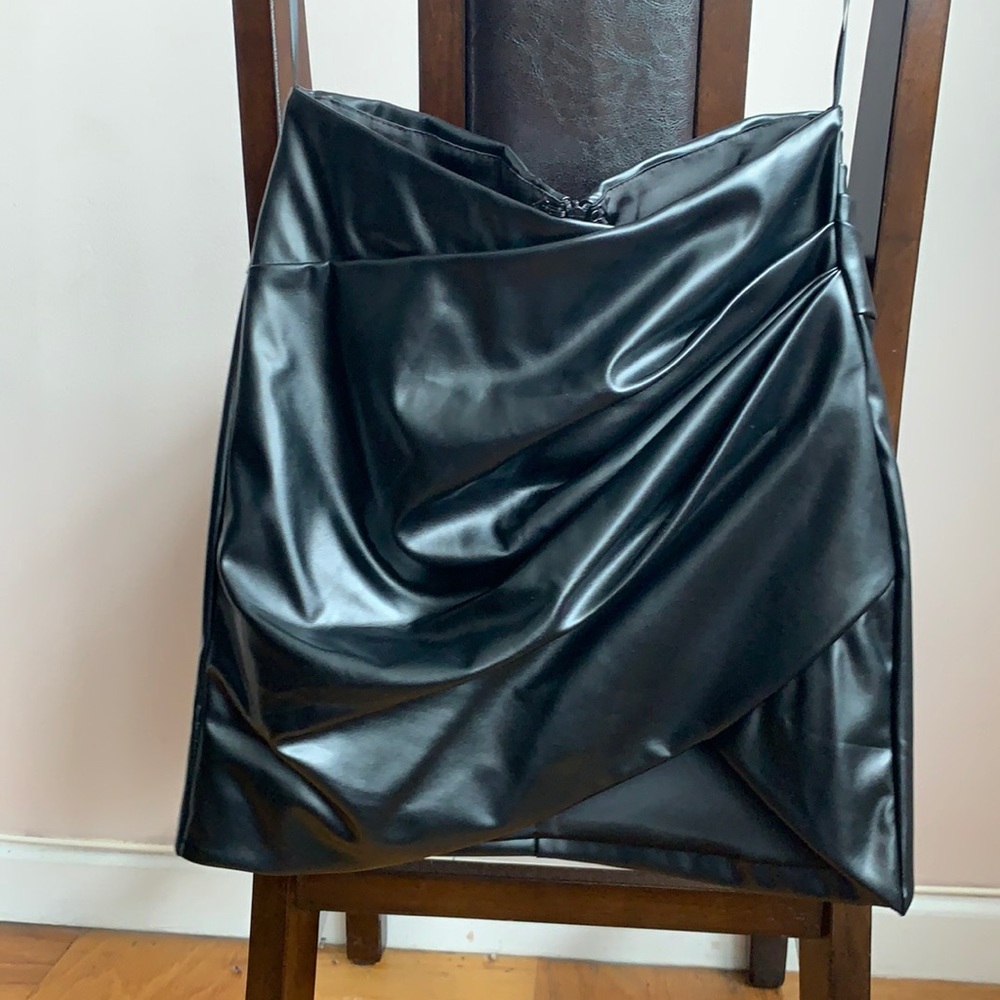 Adika Kainley Faux Leather Skirt
